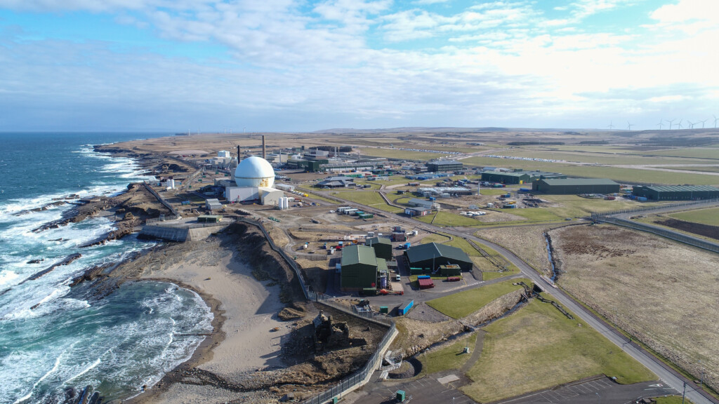 Aerial shot of Dounreay
